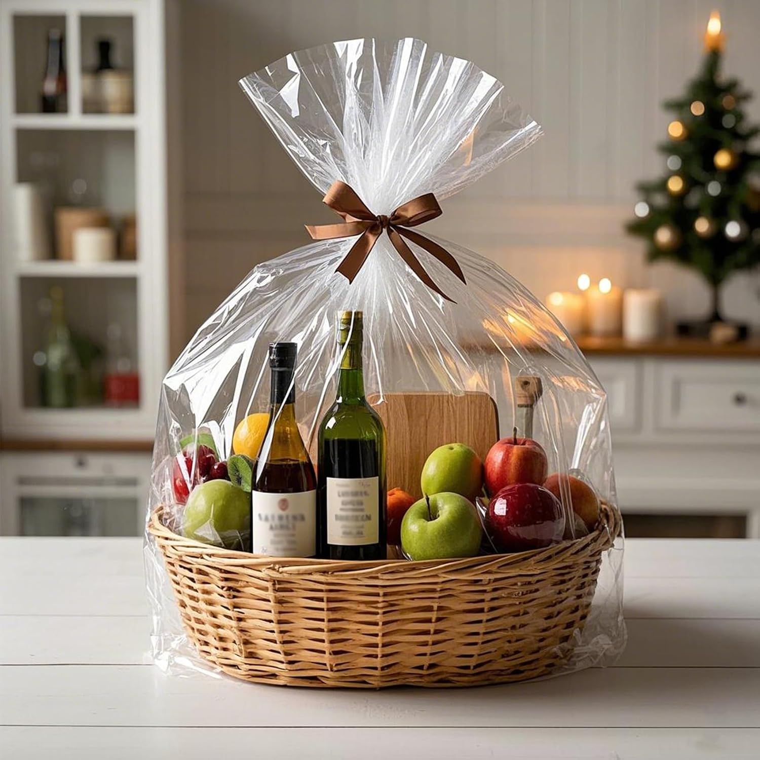 Morepack Large Cellophane Bags for Gift Baskets 30x40 Inches 10Pcs - Image 5