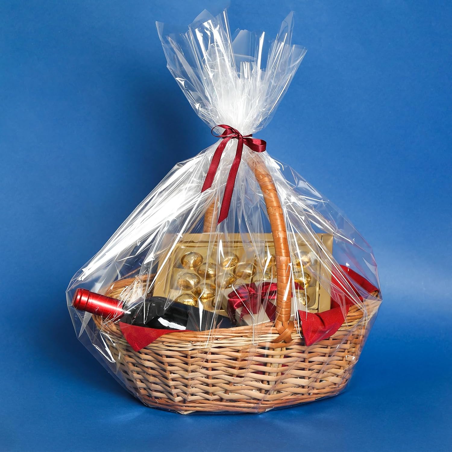 Morepack Large Cellophane Bags for Gift Baskets 30x40 Inches 10Pcs - Image 8